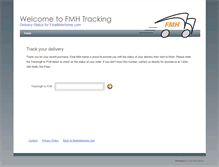 Tablet Screenshot of fmhtracking.com